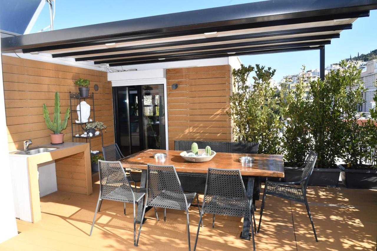 Luxurious Loft With Breathtaking Acropolis View Apartman Athén Kültér fotó